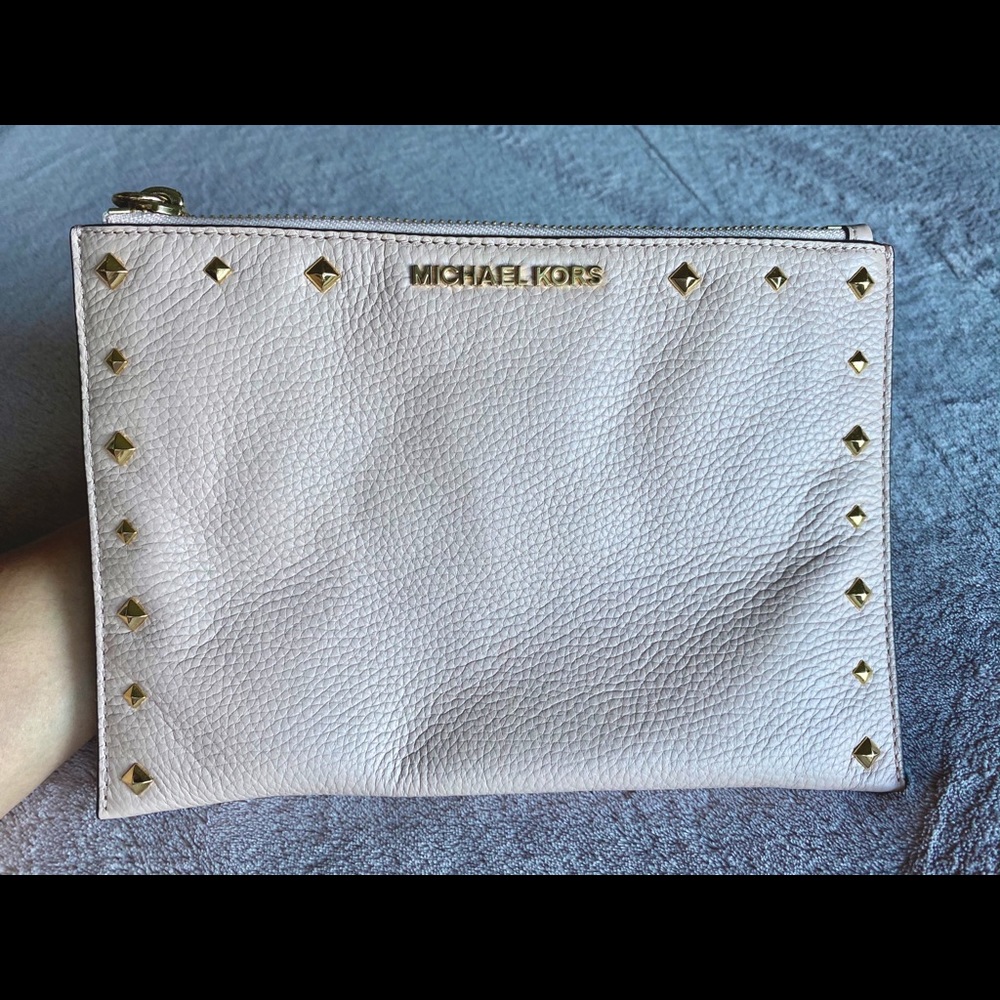 Leather clutch